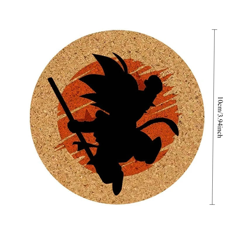 Lot de 9 Dessous de Verre Dragon Ball