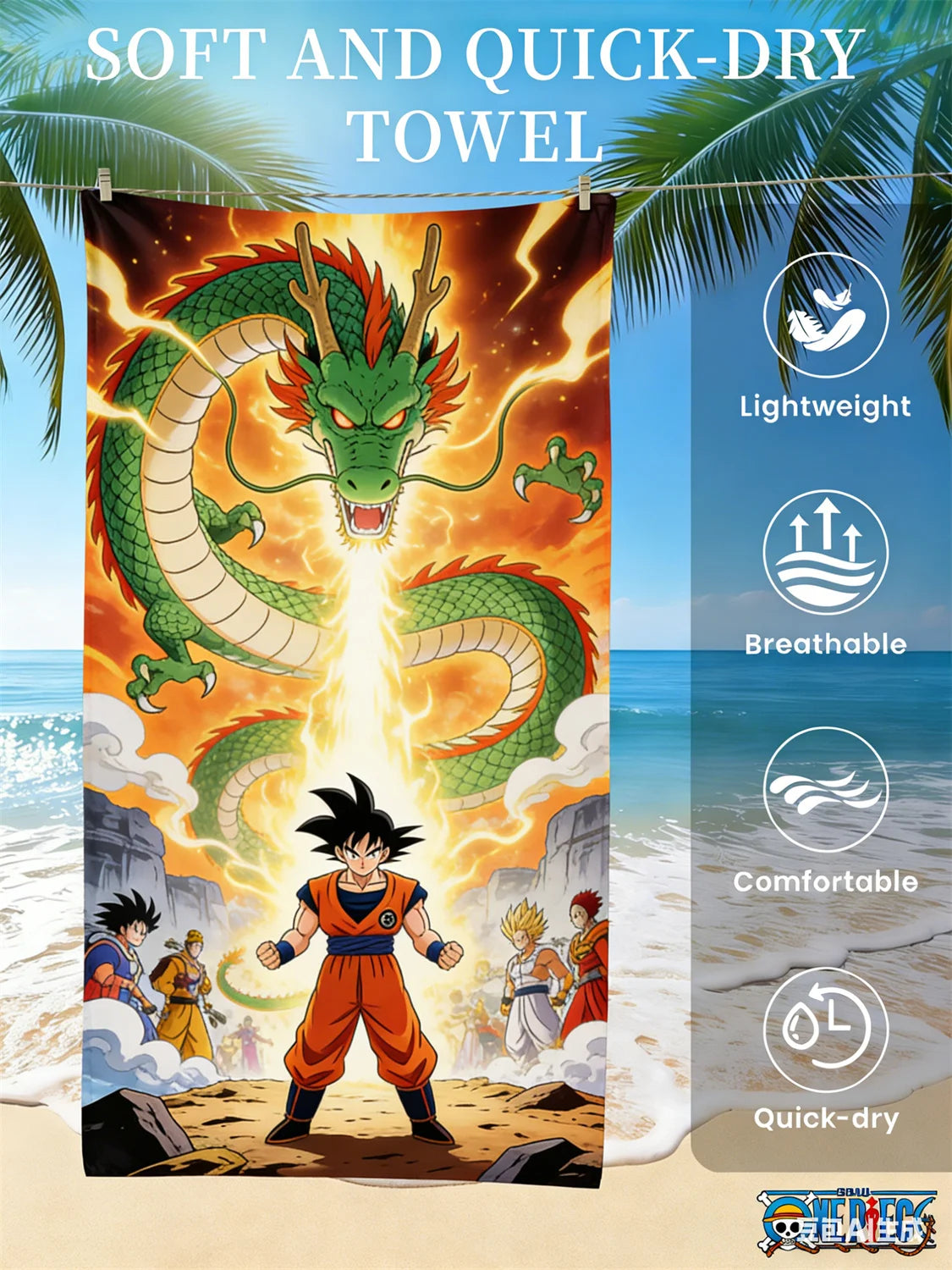 Serviette Dragon Ball - Shenron
