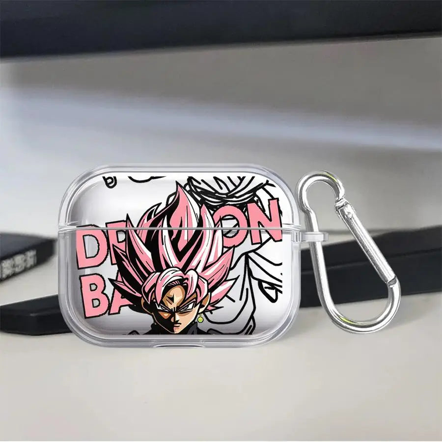 AirPods-hoesje Dragon Ball - Goku Black Super Saiyan Rosé