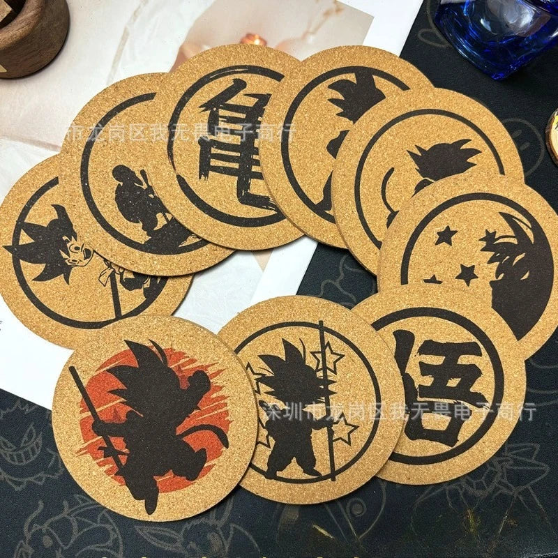 Lot de 9 Dessous de Verre Dragon Ball