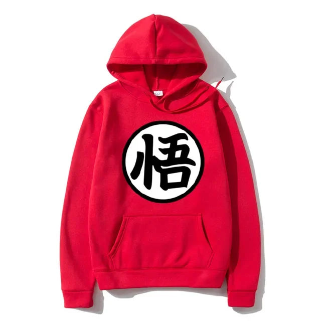 Sweat à Capuche Dragon Ball - Grand Emblème de Goku - Rouge