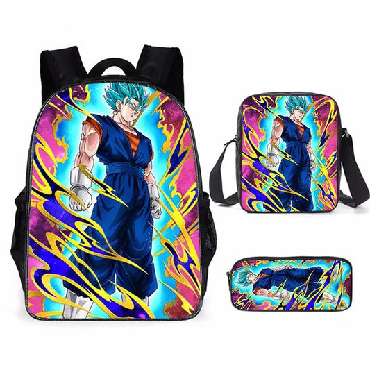 Pack Sac à Dos Dragon Ball - Vegito Super Saiyan Blue