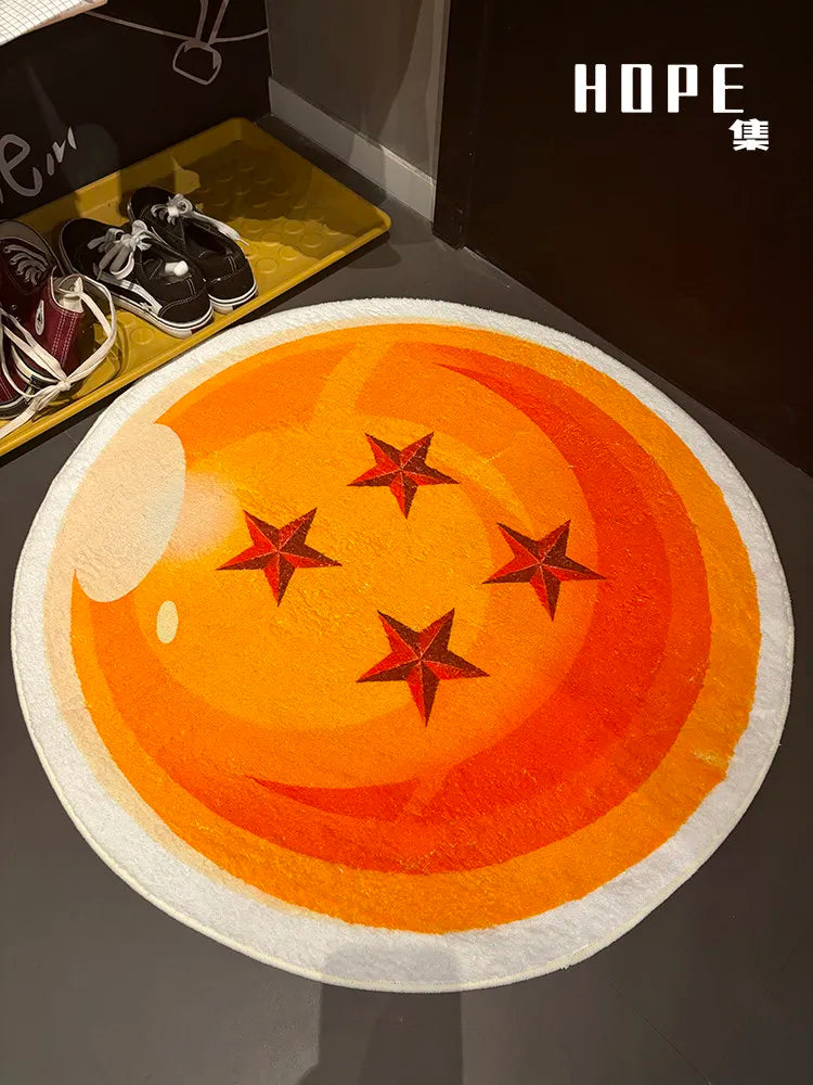 Tapis Dragon Ball - Boule de Cristal à 4 Étoiles