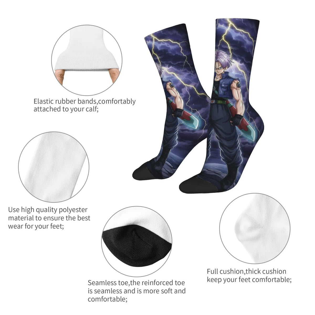 Chaussettes Dragon Ball - Trunks du Futur