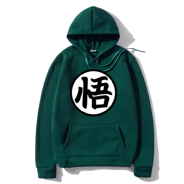 Sweat à Capuche Dragon Ball - Grand Emblème de Goku - Vert