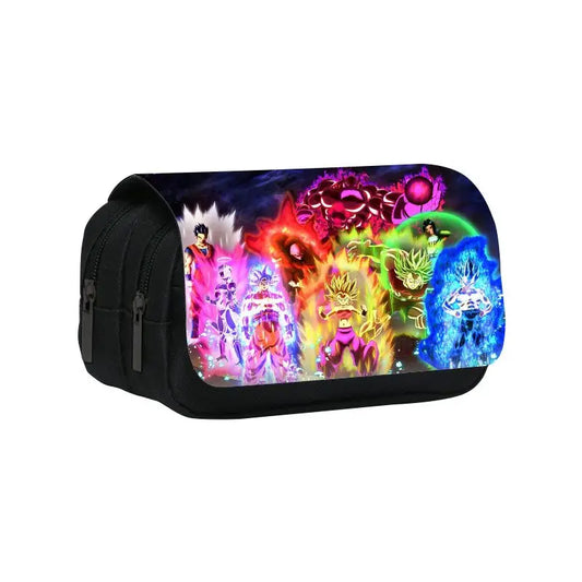 Trousse Scolaire Dragon Ball - Goku Ultra Instinct, Jiren et Freezer