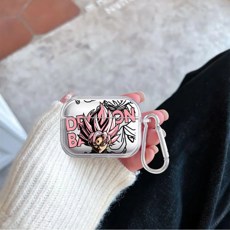 AirPods-hoesje Dragon Ball - Goku Black Super Saiyan Rosé