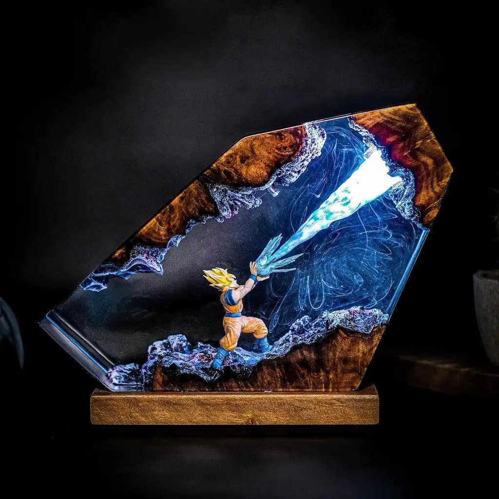 Lampe Dragon Ball - Goku et le Kaméhaméha