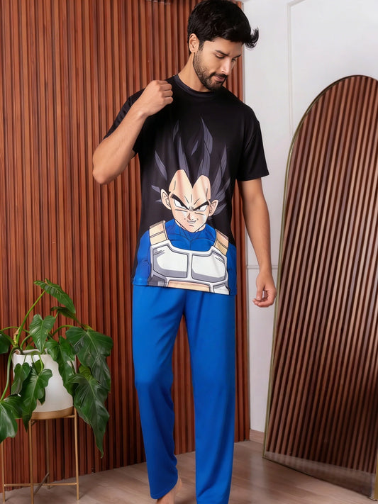 Pyjama Couple Dragon Ball - Bulma et Vegeta