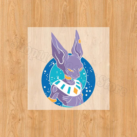 Transfert Textile Dragon Ball - Beerus
