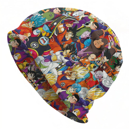 Bonnet Dragon Ball - Goku, Beerus, Whis et les Guerriers Z