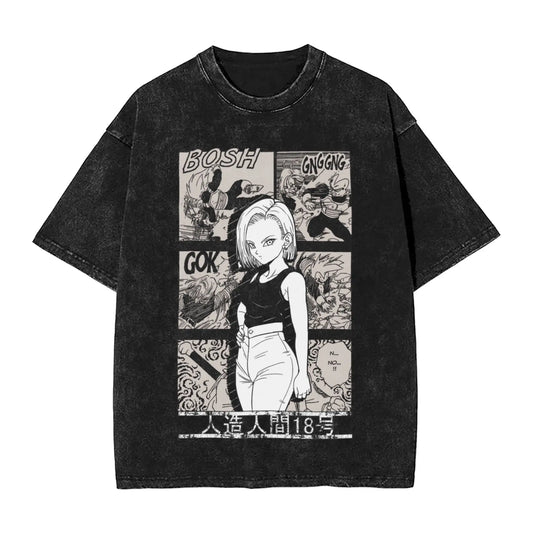 T-Shirt Dragon Ball - C-18