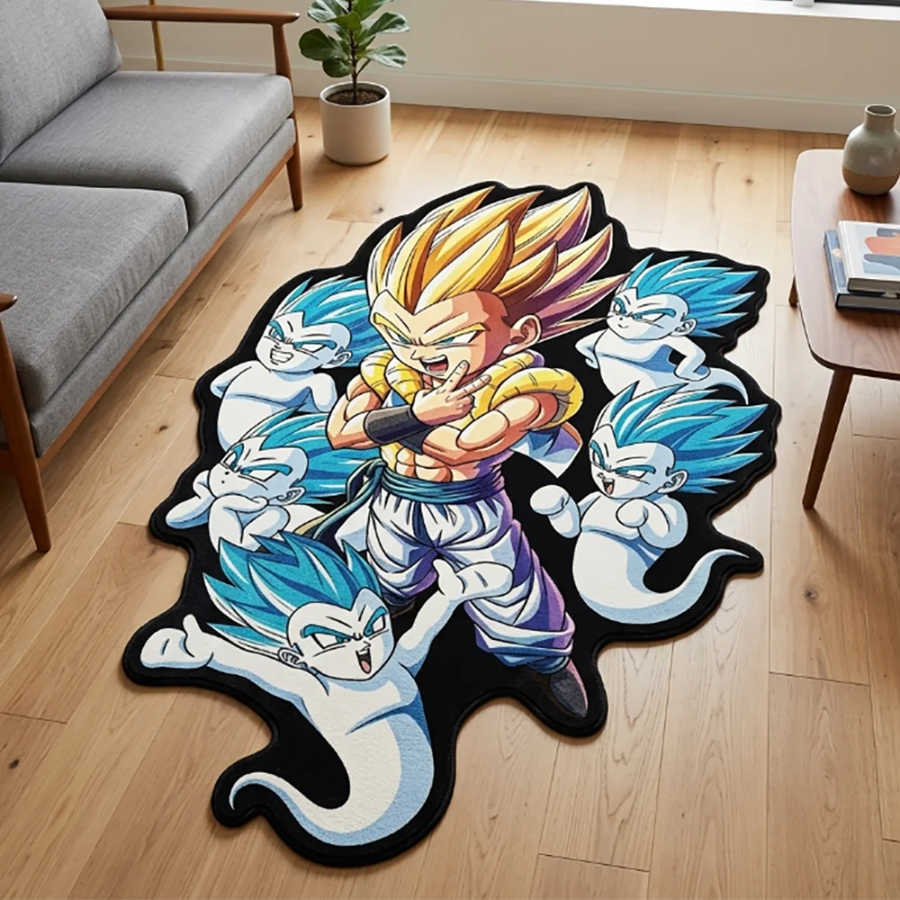 Tapis Dragon Ball - Gotenks Super Saiyan et ses Fantômes Kamikaze