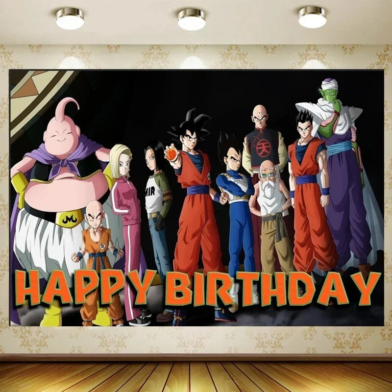 Toile de Fond Dragon Ball - C-17, C-18 et l'Équipe de l'Univers 7