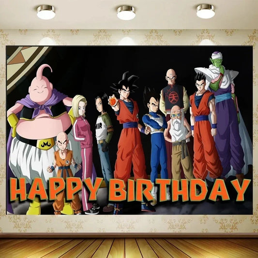 Toile de Fond Dragon Ball - C-17, C-18 et l'Équipe de l'Univers 7