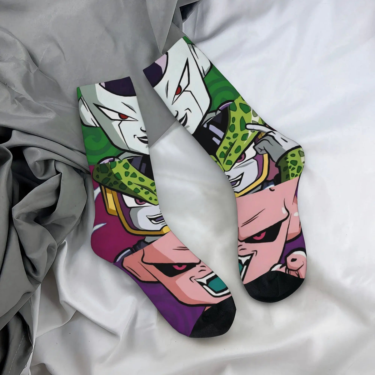 Chaussettes Dragon Ball - Freezer, Cell et Majin Buu